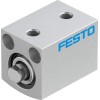 Пневмоцилиндр 12x10 мм Festo ADVC-12-10-P двустороннего действия
