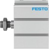 Пневмоцилиндр 80x25 мм Festo ADVC-80-25-A-P-A двустороннего действия