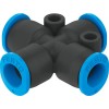 Фитинг цанговый крестообразный Festo QSMX-6 153380