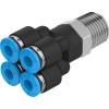 Коллектор цанговый Festo QSQ-1/4-4 153207