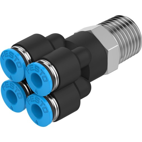 Коллектор цанговый Festo QSQ-1/4-4 153207