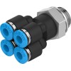 Коллектор цанговый Festo QSQ-G1/8-4 186220