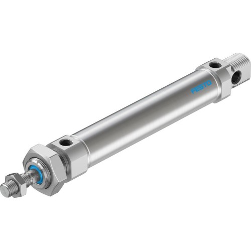 Пневмоцилиндр 25x100 мм Festo DSNU-25-100-P-A 19223 круглый двустороннего действия