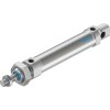 Пневмоцилиндр 25x80 мм Festo DSNU-25-80-PPV-A 19247 круглый двустороннего действия