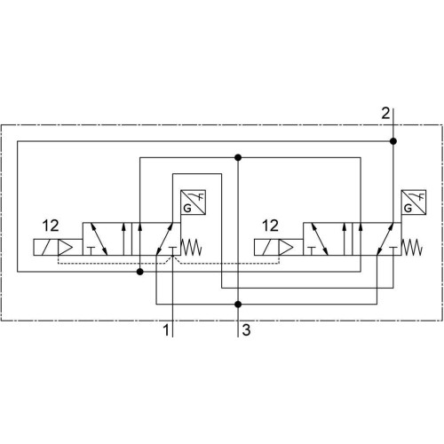 Блок управления 3/2 Н.З. Festo VOFA-L26-T32C-M-G14-1C1-ANP