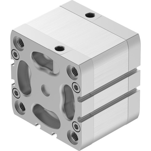 Пневмоцилиндр 80x25 мм Festo ADN-80-25-I-PPS-A двустороннего действия компактный