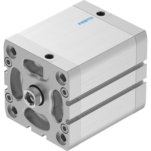 Пневмоцилиндр 80x60 мм Festo ADN-80-60-I-P-A двустороннего действия компактный