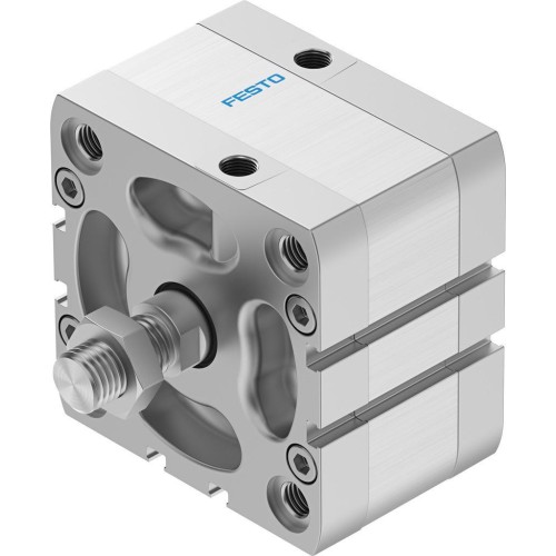 Пневмоцилиндр 80x10 мм Festo ADN-80-10-A-P-A двустороннего действия компактный