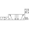 Распределитель электромагнитный 5/2 Festo VSVA-B-M52-MZH-A2-1T1L-APX-0.5
