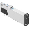 Распределитель электромагнитный 5/3 Н.З. Festo VUVG-B14-P53C-ZT-F-1T1L-EX2C