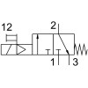 Распределитель электромагнитный 3/2 Н.З. Festo MFH-3-1/4-24-EX