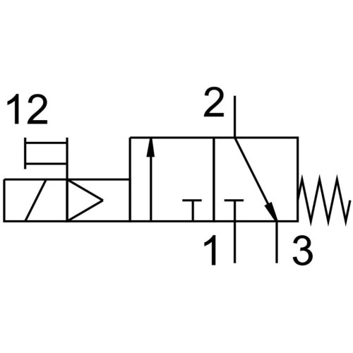 Распределитель электромагнитный 3/2 Н.З. Festo MFH-3-1/4-24-EX
