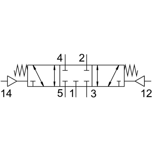 Пневмораспределитель 5/3 Н.З. Festo VSPA-B-P53C-A1