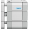 Пневмоцилиндр 100x20 мм Festo ADNGF-100-20-P-A двустороннего действия компактный