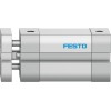 Пневмоцилиндр 12x15 мм Festo ADNGF-12-15-P-A двустороннего действия компактный