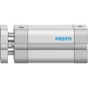 Пневмоцилиндр 16x25 мм Festo ADNGF-16-25-P-A двустороннего действия компактный