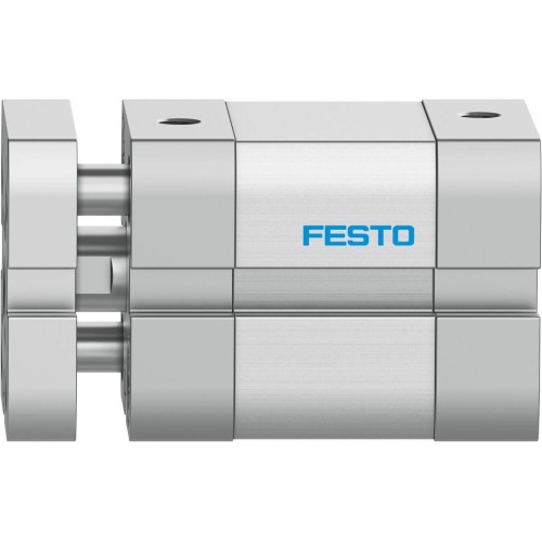 Пневмоцилиндр 20x10 мм Festo ADNGF-20-10-P-A двустороннего действия компактный