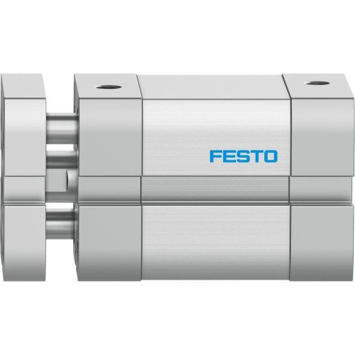 Пневмоцилиндр 20x15 мм Festo ADNGF-20-15-P-A двустороннего действия компактный