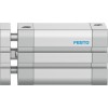 Пневмоцилиндр 40x40 мм Festo ADNGF-40-40-P-A двустороннего действия компактный