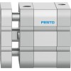 Пневмоцилиндр 50x10 мм Festo ADNGF-50-10-PPS-A двустороннего действия компактный