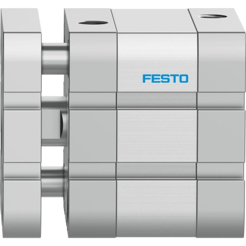 Пневмоцилиндр 50x10 мм Festo ADNGF-50-10-P-A двустороннего действия компактный