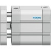 Пневмоцилиндр 50x25 мм Festo ADNGF-50-25-P-A двустороннего действия компактный