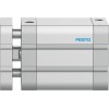 Пневмоцилиндр 50x40 мм Festo ADNGF-50-40-PPS-A двустороннего действия компактный