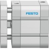 Пневмоцилиндр 63x15 мм Festo ADNGF-63-15-PPS-A двустороннего действия компактный