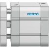 Пневмоцилиндр 63x20 мм Festo ADNGF-63-20-P-A двустороннего действия компактный