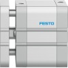 Пневмоцилиндр 80x25 мм Festo ADNGF-80-25-P-A двустороннего действия компактный