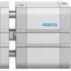 Пневмоцилиндр 80x30 мм Festo ADNGF-80-30-P-A двустороннего действия компактный