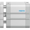 Пневмоцилиндр 80x40 мм Festo ADNGF-80-40-P-A двустороннего действия компактный