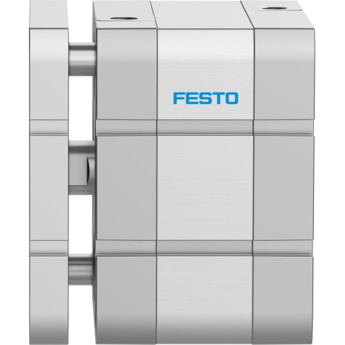 Пневмоцилиндр 100x10 мм Festo ADNGF-100-10-P-A двустороннего действия компактный
