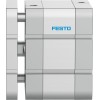 Пневмоцилиндр 100x15 мм Festo ADNGF-100-15-P-A двустороннего действия компактный
