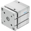 Пневмоцилиндр 100x30 мм Festo ADNGF-100-30-PPS-A двустороннего действия компактный