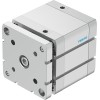 Пневмоцилиндр 100x40 мм Festo ADNGF-100-40-PPS-A двустороннего действия компактный