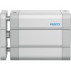 Пневмоцилиндр 100x80 мм Festo ADNGF-100-80-PPS-A двустороннего действия компактный