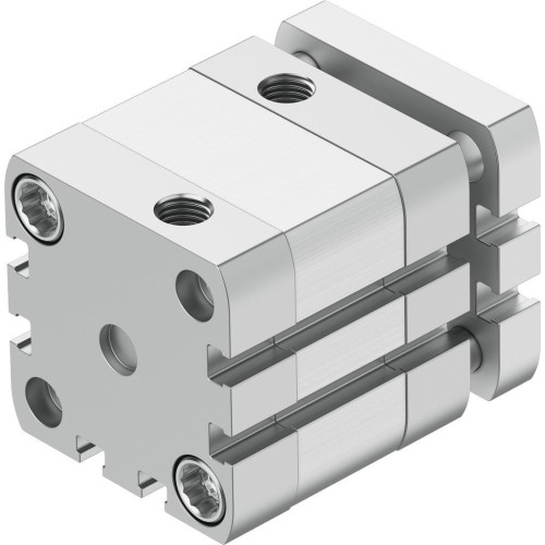 Пневмоцилиндр 40x10 мм Festo ADNGF-40-10-P-A двустороннего действия компактный