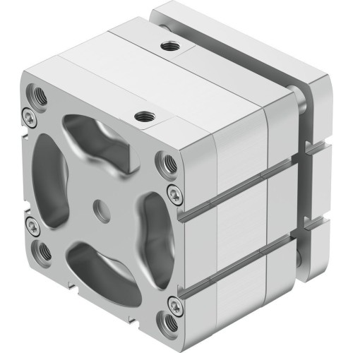Пневмоцилиндр 100x10 мм Festo ADNGF-100-10-P-A двустороннего действия компактный