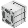 Пневмоцилиндр 100x15 мм Festo ADNGF-100-15-P-A двустороннего действия компактный