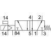 Распределитель электромагнитный 5/2 Festo MFH-5-1/8-S-B