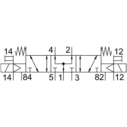 Базовый распределитель 5/3 Festo CPE18-P1-5/3BS-1/4