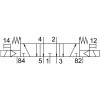 Базовый распределитель 5/3 Festo CPE18-P1-5/3E-1/4