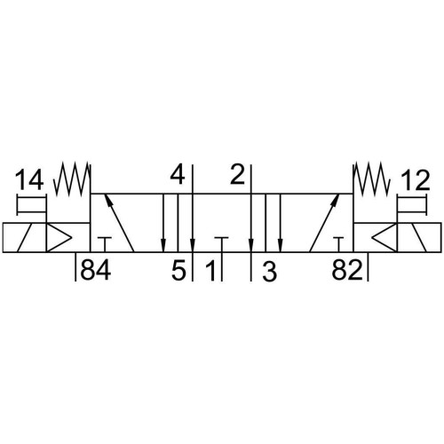 Базовый распределитель 5/3 Festo CPE18-P1-5/3E-1/4