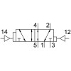 Пневмораспределитель 5/2 Festo JD-5/2-D-3-C