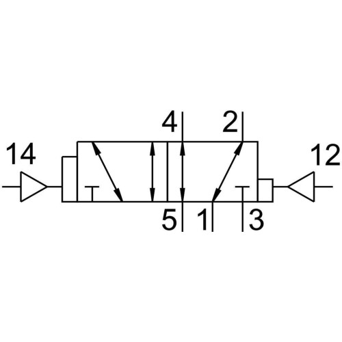 Пневмораспределитель 5/2 Festo JD-5/2-D-3-C