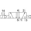 Базовый распределитель 5/2 Festo VSVA-B-M52-A-A2-P1
