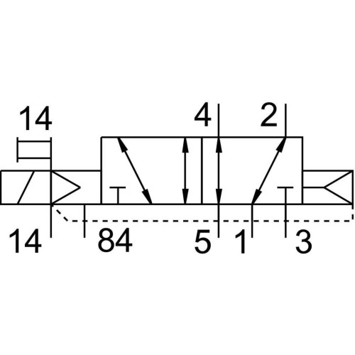 Распределитель электромагнитный 5/2 Festo CDVI5.0-MT2H-5LS