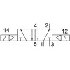 Клапан 5/2 Festo VOFC-L-B52-G14-F19