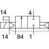 Распределитель электромагнитный 2/2 Н.З. Festo CPVSC1-M1HT-D-T-M5C